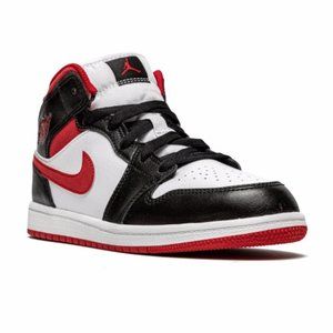 Jordan 1 Mid "Black/Gym Red" sneakers